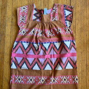 Tea Collection Girls Geometric Print Dress – Size 8